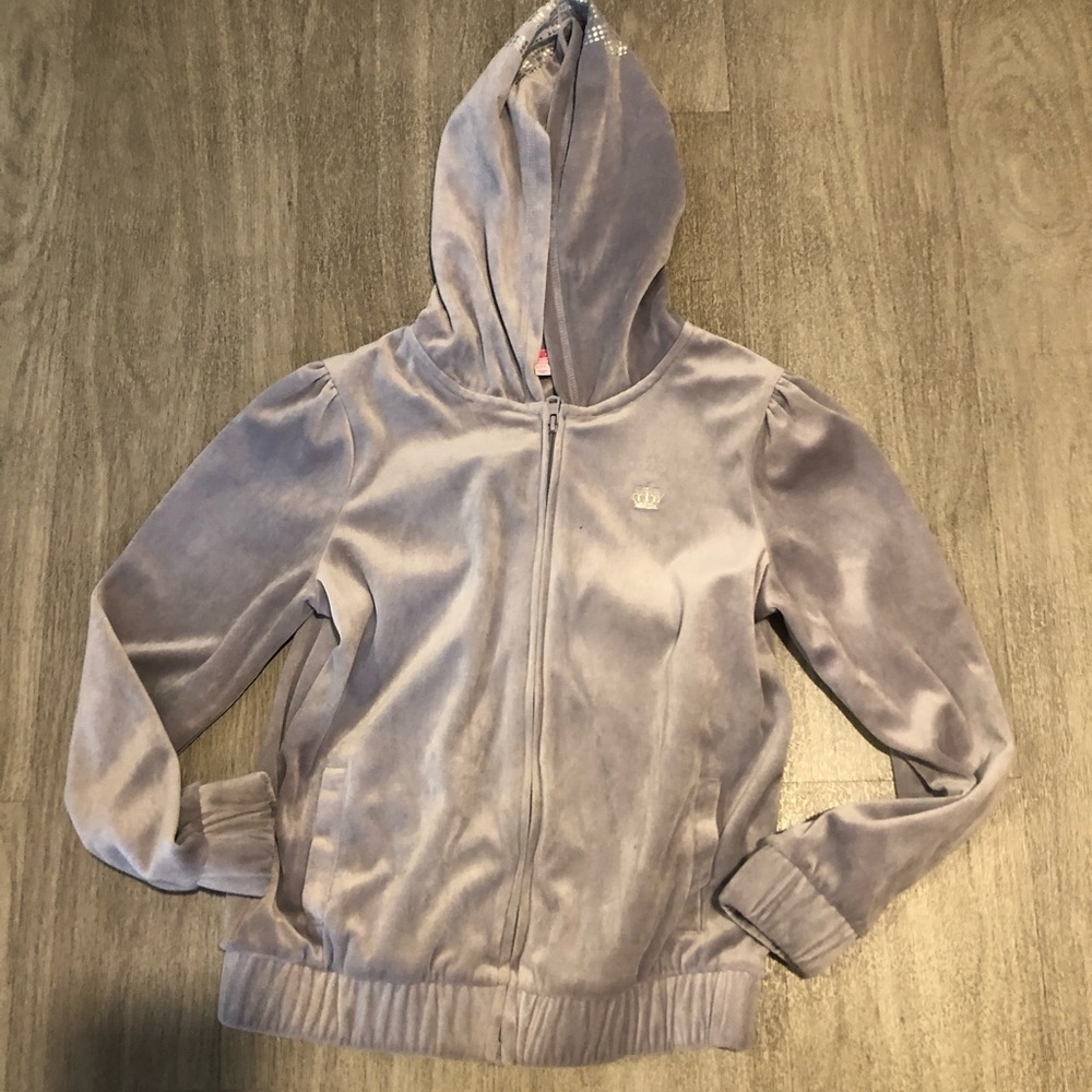 Juicy Couture hoodie for a big girl Sz L (14 years)